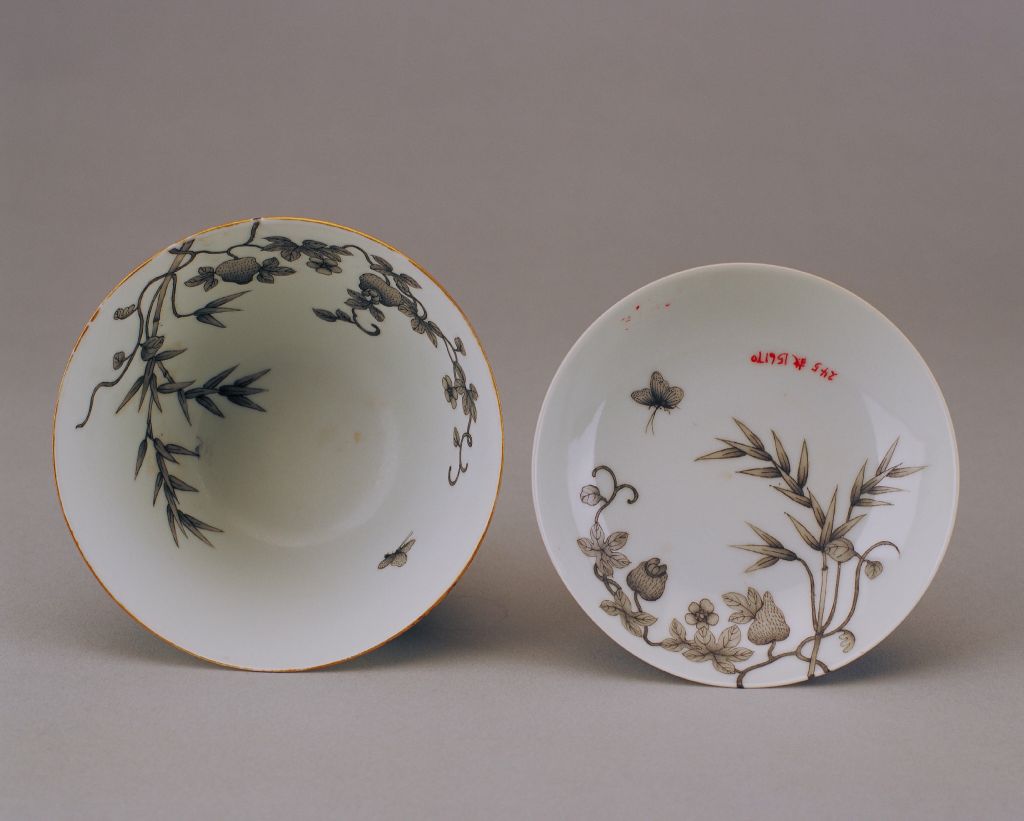 图片[3]-Ink colored melon covered bowl-China Archive